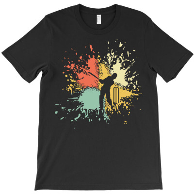 Cricket T  Shirt C R I C K E T I N K S P L A S H T  Shirt T-shirt Designed By Levi Nicolas