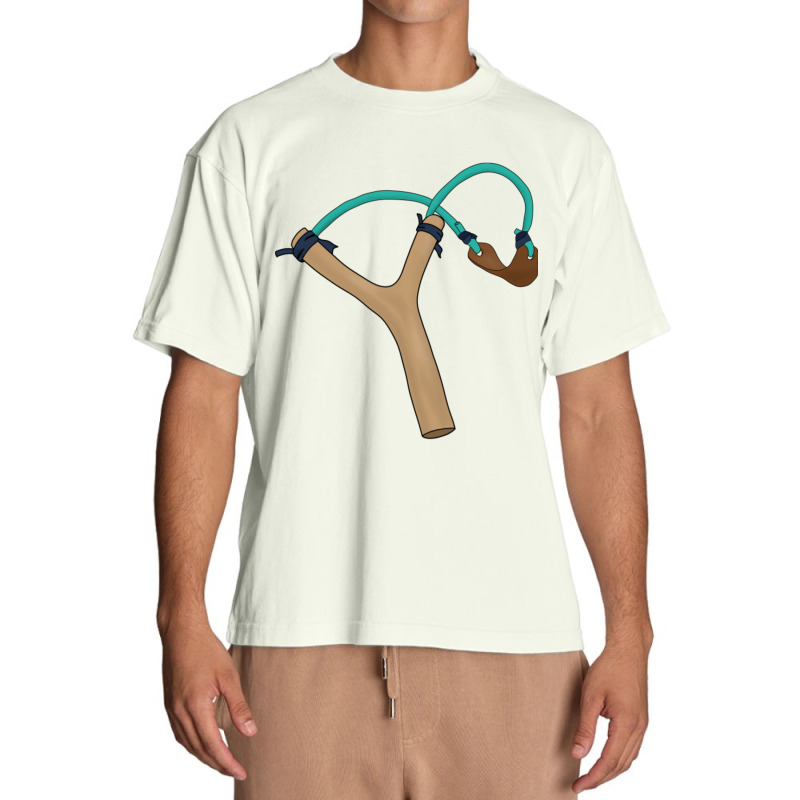 Wooden Slingshot Urban Heavy T-shirt | Artistshot