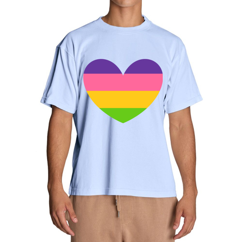 Sappho Poem Lesbian Pride Flag Active Urban Heavy T-shirt by cm-arts | Artistshot