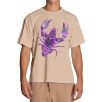 Aqua Purple Colored Lobster Urban Heavy T-shirt | Artistshot