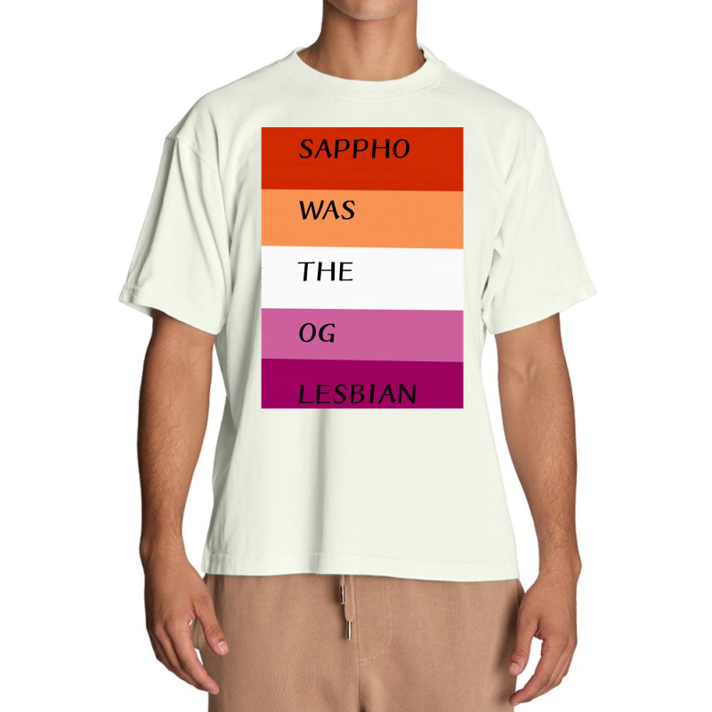 Sappho Was The Og Lesbian Urban Heavy T-shirt by cm-arts | Artistshot