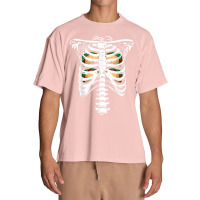 Skeleton Rib Cage Halloween Stop Staring At My Tacos T Shirt Urban Heavy T-shirt | Artistshot