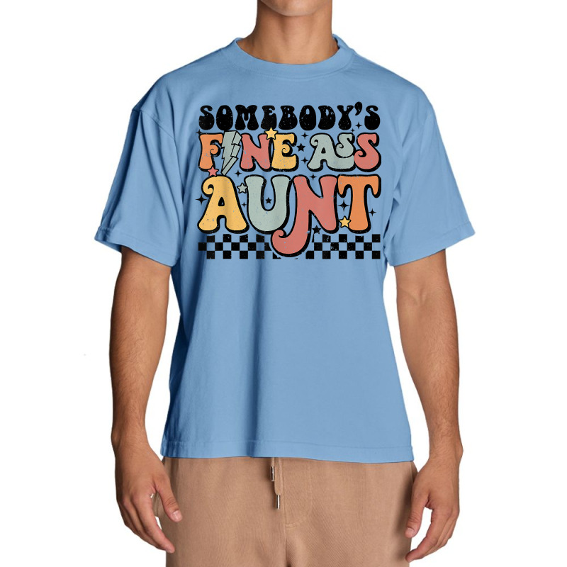 Somebody's Fine Ass Aunt Retro Funny Matching Family T Shir Urban Heavy T-shirt | Artistshot