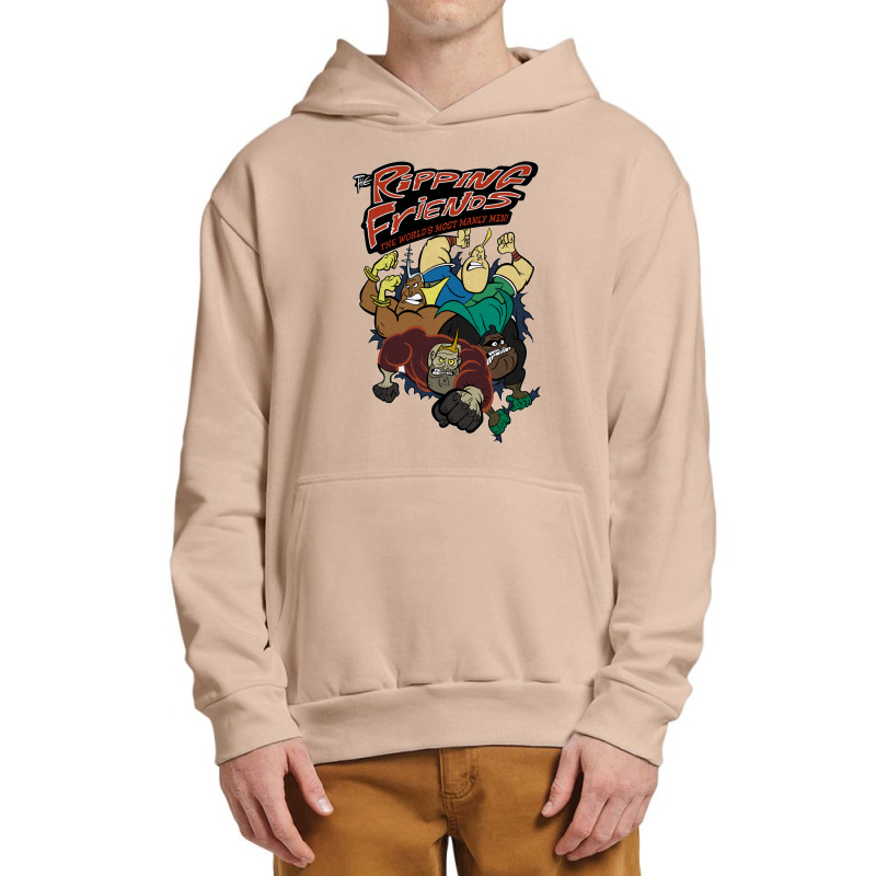 Tribute-to-the-ripping-friends-the-world's-most-manly-men!-superhero-p Urban Pullover Hoodie | Artistshot