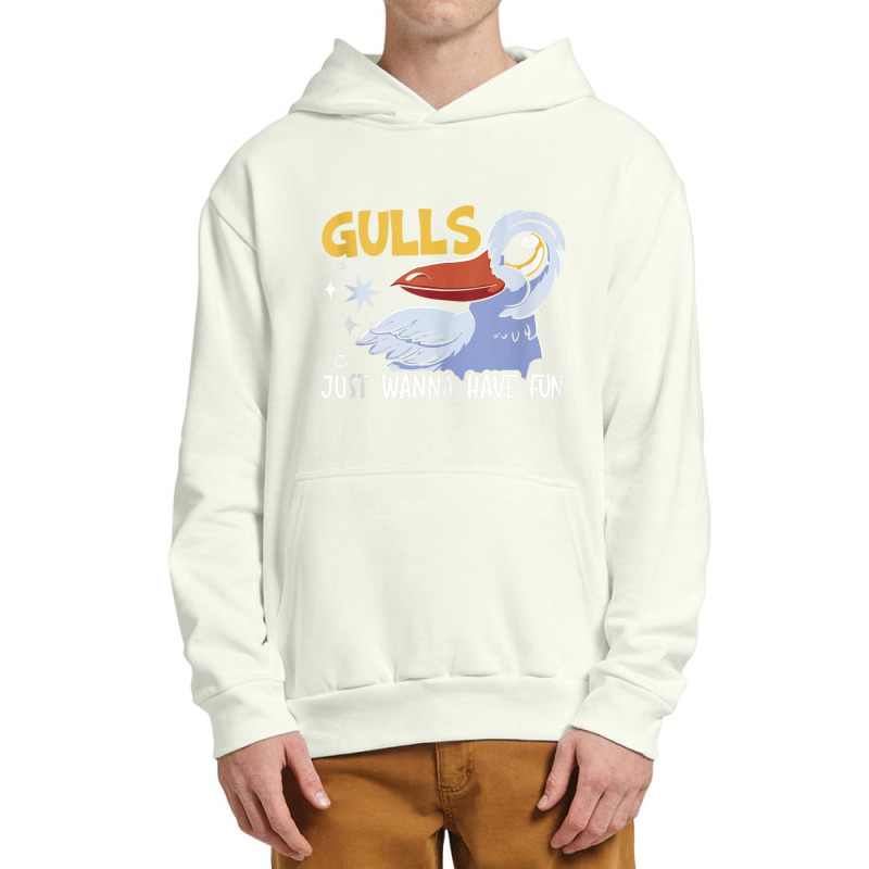 Gulls Just Wanna Have Fun Bird Whisperer Seabird Seagull Tank Top Urban Pullover Hoodie by cm-arts | Artistshot