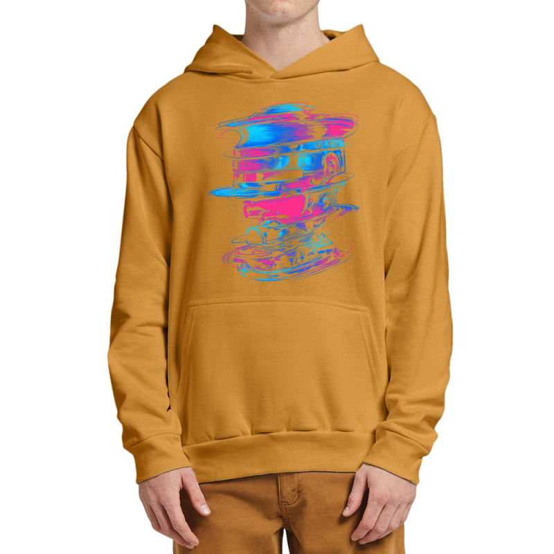 Glitchy Cyborg Urban Pullover Hoodie by cm-arts | Artistshot