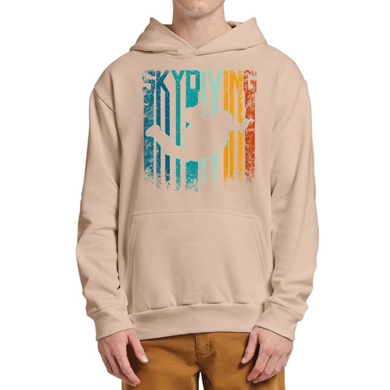 Retro Vintage Skydiving Urban Pullover Hoodie | Artistshot