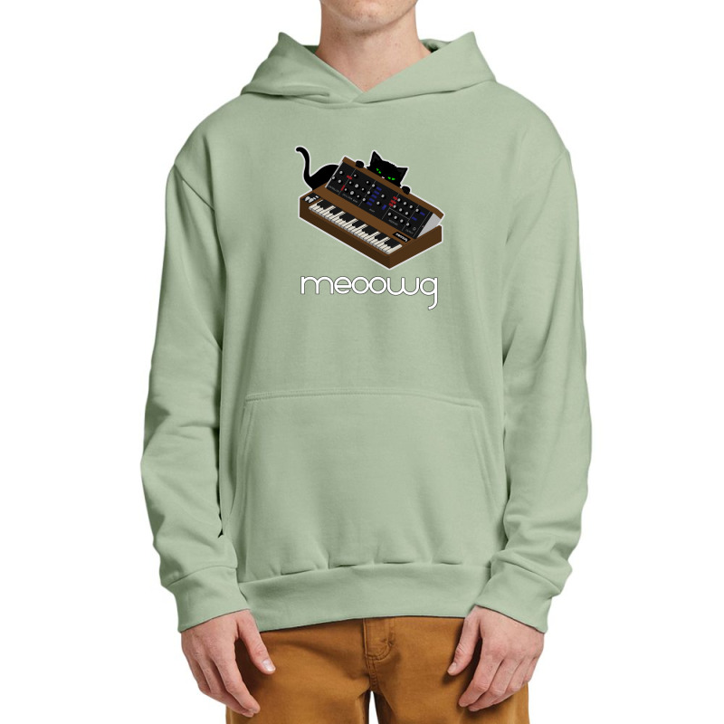 Synthesizer Cat Meow Urban Pullover Hoodie | Artistshot