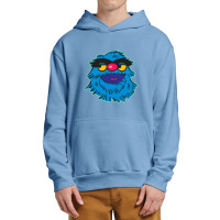 Fuzzy Blue Puppet Urban Pullover Hoodie | Artistshot