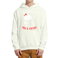 Me And My Cat Now And Forever -  Cute Kitty Skull Gift Urban Pullover Hoodie | Artistshot