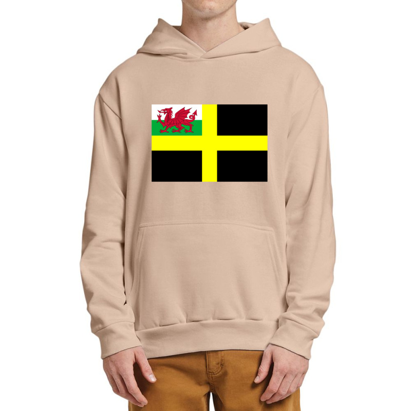 St David_s Flag Urban Pullover Hoodie | Artistshot