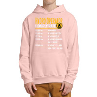 Hydro Operator Hourly Rate   Funny Hydro Operator T Shirt Urban Pullover Hoodie | Artistshot