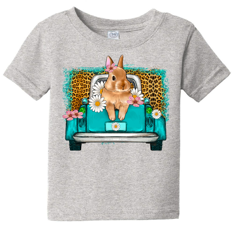 Easter Bunny Truck Baby Tee by Artiststas | Artistshot