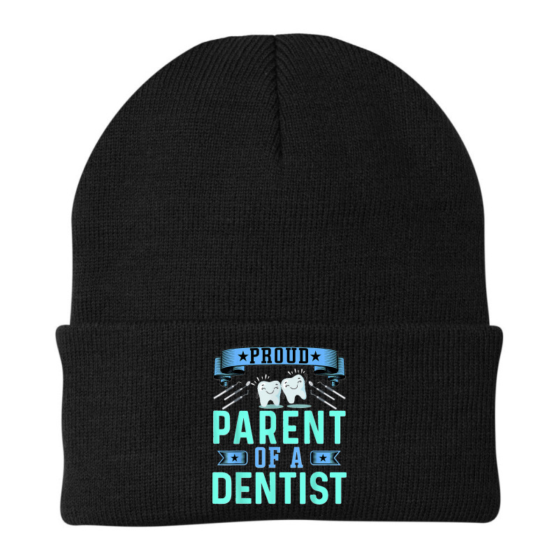 Proud Parent Of A Dentist Oral Dental Hygienist Mom And Dad Beanie by EaglesonBonnie | Artistshot