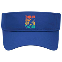 Retro Vintage American Football Season Party Footballer Visor Hat | Artistshot