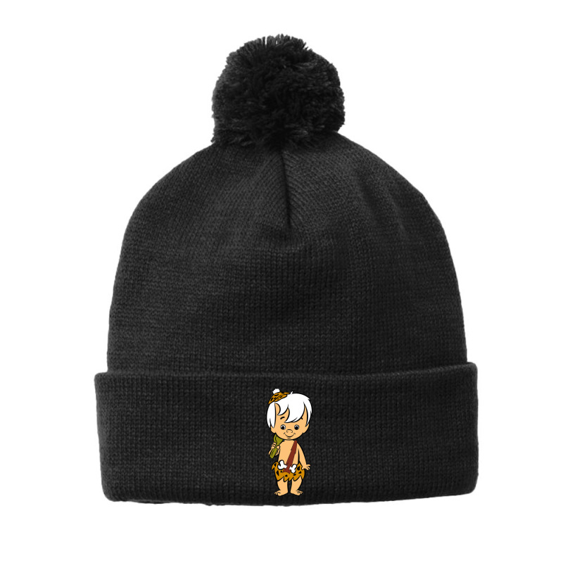 Flinstone Pom Pom Beanie by albertomendozay | Artistshot