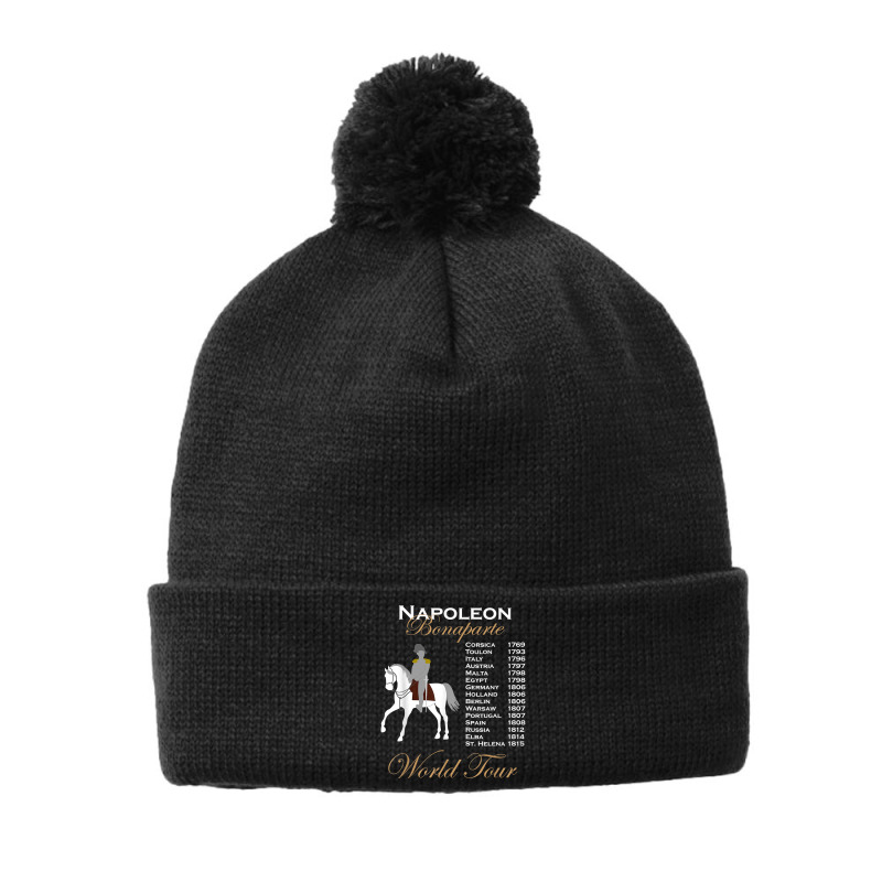 Funny Napoleon Bonaparte History World Tour Timeline Gift T Shirt Pom Pom Beanie by agueron | Artistshot