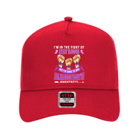 Alzheimers Awareness In The Fight T  Shirt Alzheimer's Awareness In Th Mesh Back Trucker Hat | Artistshot