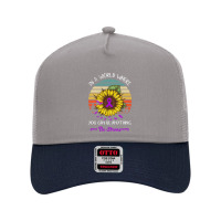 Alzheimers Awareness T  Shirt In A World Where Anything Be Strong Sunf Mesh Back Trucker Hat | Artistshot