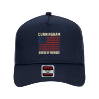 Cunningham Last Name Surname American Flag Family T Shirt Mesh Back Trucker Hat | Artistshot