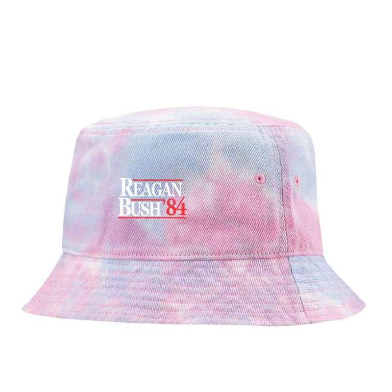 Vintage Reagan Bush 1984 Tie Dyed Bucket Hat by farisdi | Artistshot