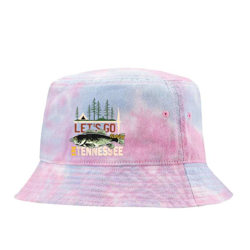 Fishing Camping Fishing In Tennessee Nature Tennessee Fishing Tie Dyed Bucket Hat by urethrapricey | Artistshot