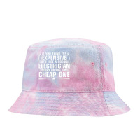 Funny Electrician Art For Men Dad Electronics Engineering T Shirt Tie Dyed Bucket Hat | Artistshot