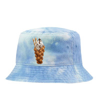 Eggette Bubble Waffle Vanilla Ice Cream T  Shirt Egg Bubble Waffle Van Tie Dyed Bucket Hat | Artistshot