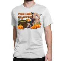 Feral Girl Halloween Classic T-shirt | Artistshot