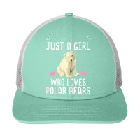 Just A Girl Who Loves Polar Bears T Shirt Polar Bear Gift T Shirt Snapback Trucker Cap | Artistshot