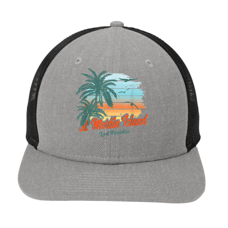 St. Martin Island Beach Shirt Lost Paradise Snapback Trucker Cap by sabadmscoastlw | Artistshot