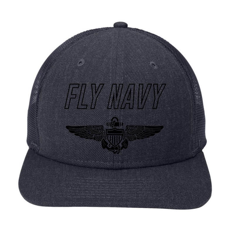 Fly Navy Snapback Trucker Cap by Brigadir | Artistshot