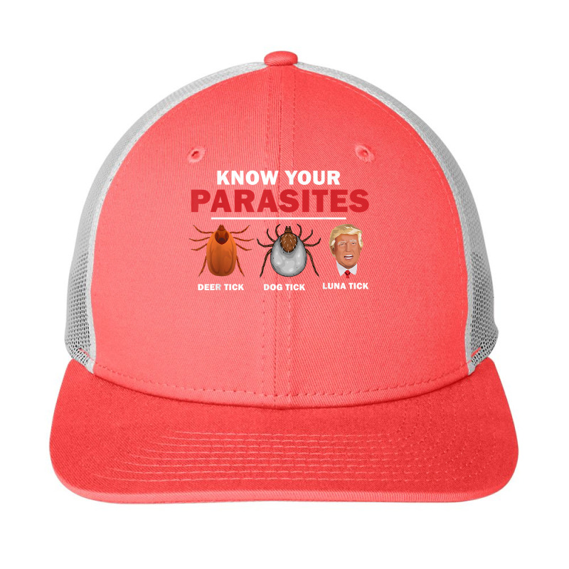 Retro Know Your Parasites Luna Tick Anti Trump 86 45 Gift T Shirt Snapback Trucker Cap by kalerttjay | Artistshot