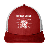 Radiologic Technologist Rad Tech Brain Radiology T Shirt Snapback Trucker Cap | Artistshot