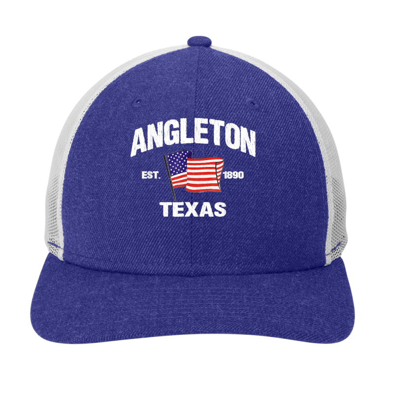 Angleton Texas Tx Usa Stars & Stripes Vintage Style Snapback Trucker Cap by WirtzRichard | Artistshot