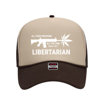 Libertarian Foam Trucker Hat | Artistshot