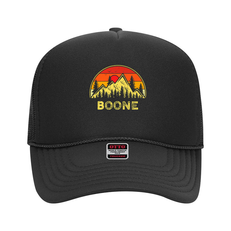 Vintage Boone North Carolina Nc Mountains Hiking Souvenir Premium T Sh Foam Trucker Hat by FavorRoh | Artistshot