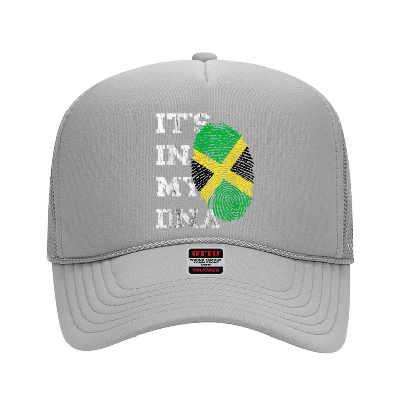 It's In My Dna Jamaica Genetic Jamaican Roots Jamaican Pride T Shirt Foam Trucker Hat by sabadmscoastlw | Artistshot