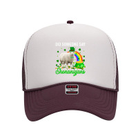 Did Someone Say Shenanigans Happy Patricks Day Sheep 240 Foam Trucker Hat | Artistshot