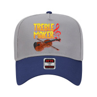 Treblemaker Violin String Instrument Musician Music Lover Adjustable Baseball Cap | Artistshot