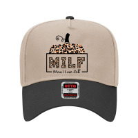 Milf Man I Love Fall Funny Woman Autumn Seasons Lover Adjustable Baseball Cap | Artistshot