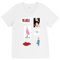 Killing Eve, Villanelle,jodie Comer,villanelle Jesus,drag,drag King,po V-neck Tee | Artistshot