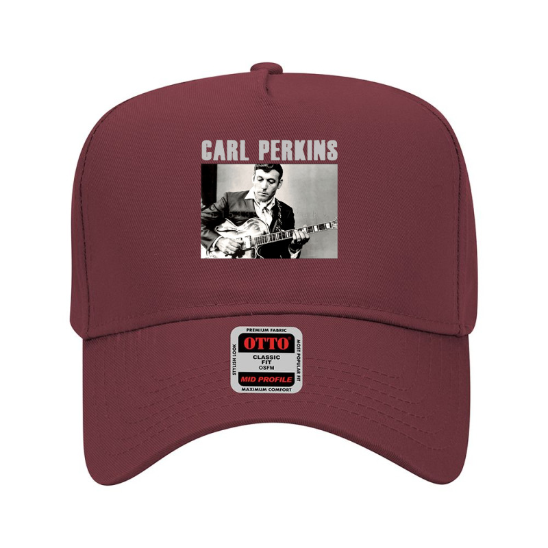 Carl Perkins, Carl, Perkins, Carl Perkin, Carl Perkins Vintage, Carl P Adjustable Baseball Cap | Artistshot