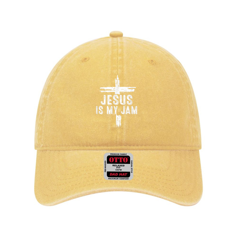 Jesus Is My Jam Christian Catholic Cross Bible Religious For Mens Wome Dyed Cap by Aria-Proctor | Artistshot