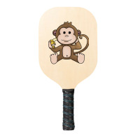 Cheeky Monkey Having A Banana Pickleball Paddle | Artistshot