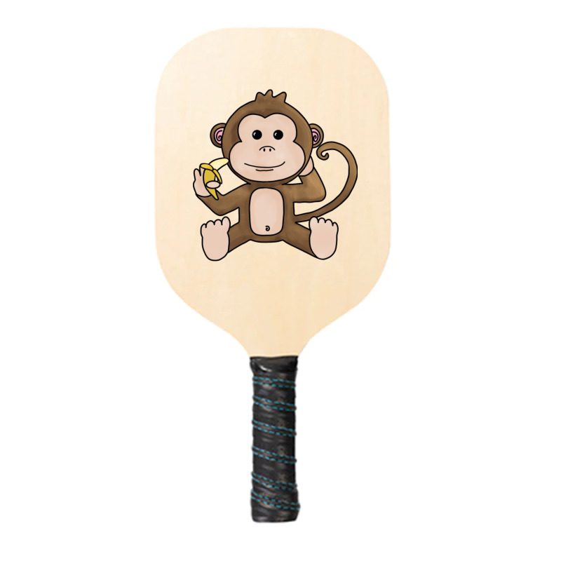 Cheeky Monkey Having A Banana Pickleball Paddle | Artistshot