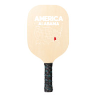 Usa Alabama, Usa Alabama Vintage, Usa Alabama Art, Usa Alabama Paintin Pickleball Paddle | Artistshot