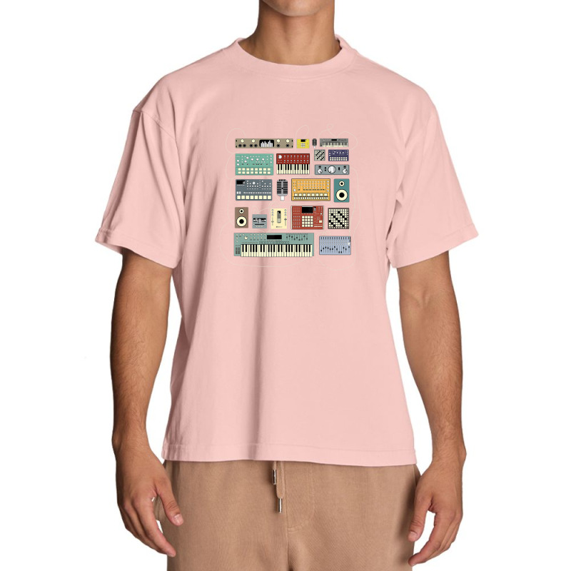 Electronic Musician Synthesizers And Drum Machine Dj Urban Heavy T-shirt | Artistshot