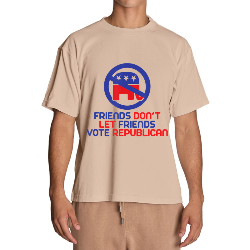 Anti Republican, Pro Democrat Urban Heavy T-shirt by cm-arts | Artistshot