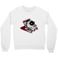 What’s Black And White And Red All Over Crewneck Sweatshirt | Artistshot